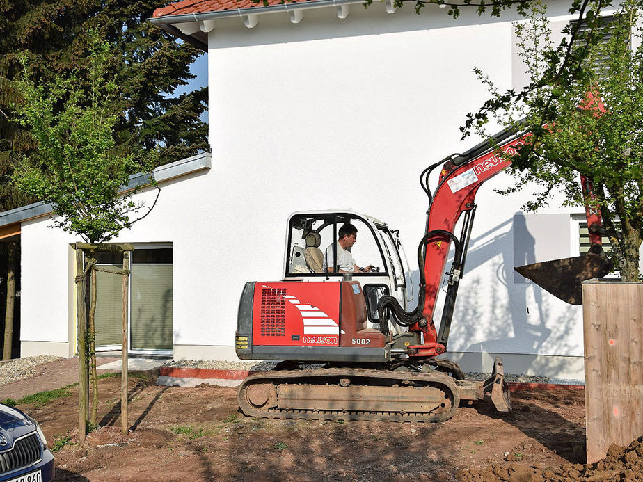 Renovierungsarbeiten am Pfarrhaus der Katholischen Kirchengemeinde Zierenberg